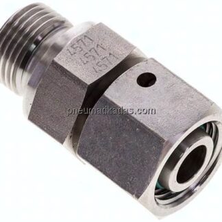 Einstellb. Schneidringverschr. G 3/8"-12 L, 1.4571