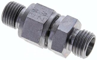Hydraulik-Rückschlagventil 8 L (M14x1,5)-G 1/4", ohne Mutter & Schneidring, Stahl verzinkt