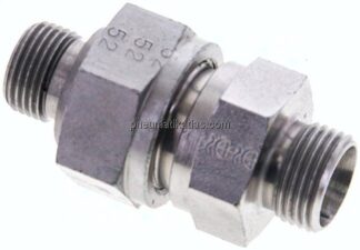 Hydraulik-Rückschlagventil 12 L (M18x1,5)-G 3/8", ohne Mutter & Schneidring, Stahl verzinkt