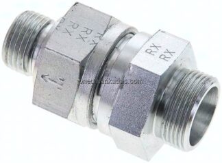 Hydraulik-Rückschlagventil 18 L (M26x1,5)-G 1/2", ohne Mutter & Schneidring, Stahl verzinkt