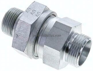 Hydraulik-Rückschlagventil 22 L (M30x2)-G 3/4", ohne Mutter & Schneidring, Stahl verzinkt