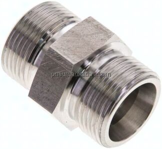 Gerade Schneidringverschraubung 16 S (M24x1,5), ohne Mutter & Schneidring, 1.4571