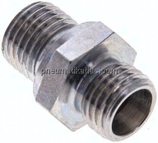 Gerade Schneidringverschr. M 14x1,5-8 L (M14x1,5), ohne Mutter & Schneidring, Stahl verzinkt