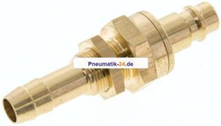 Schott-Kupplungsstecker (NW7,2) 10mm Schlauch, Messing