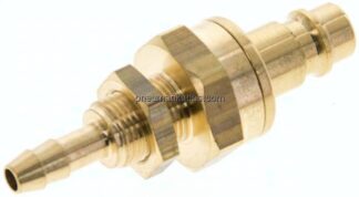 Schott-Kupplungsstecker (NW7,2) 6 (1/4")mm Schlauch, Messing