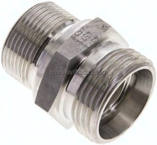 Gerade Schneidringverschr. M 26x1,5-22 L (M30x2), ohne Mutter & Schneidring, 1.4571