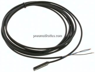 T-Nut (5mm) Zylinderschalter, 3-Leiter-Reed-Sensor, gelbe LED