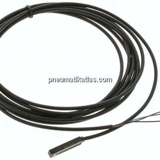 T-Nut (5mm) Zylinderschalter, 3-Leiter-Reed-Sensor, gelbe LED