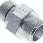 Gerade Schneidringverschr. M 18x1,5-12 S (M20x1,5), ohne Mutter & Schneidring, Stahl verzinkt