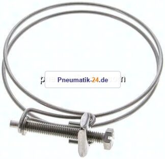 Drahtschlauchschelle 84 - 90mm, 1.4301