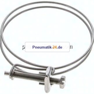 Drahtschlauchschelle 84 - 90mm, 1.4301
