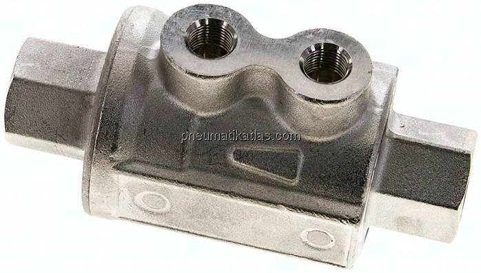 VIP-Sperrventil, Feder-schließend, G 3/8", Messing