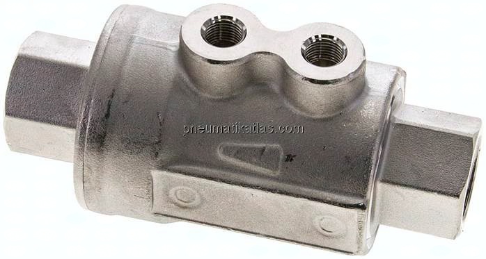 VIP-Sperrventil, Feder-schließend, G 1/2", Messing