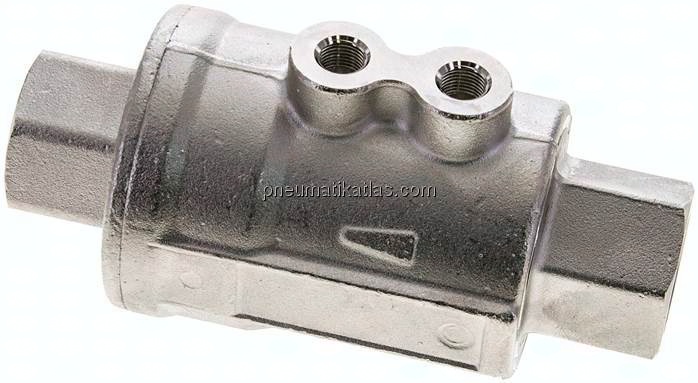 VIP-Sperrventil, Feder-öffnend, G 3/4", Messing