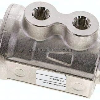 VIP-Sperrventil, doppeltwirkend, FKM-Dichtung, G 3/8", Messing