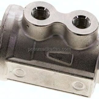 VIP-Sperrventil, Feder-schließend, FKM-Dichtung, G 3/8", Messing