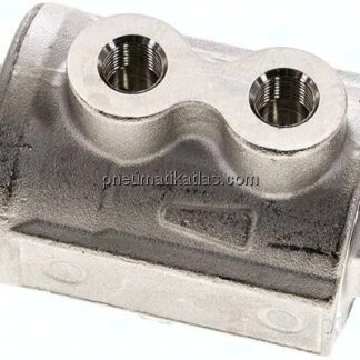 VIP-Sperrventil, Feder-öffnend, FKM-Dichtung, G 3/8", Messing