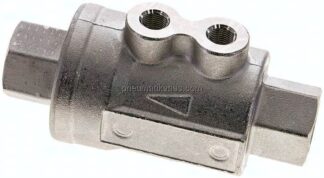 VIP-Sperrventil, Feder-öffnend, FKM-Dichtung, G 1/2", Messing