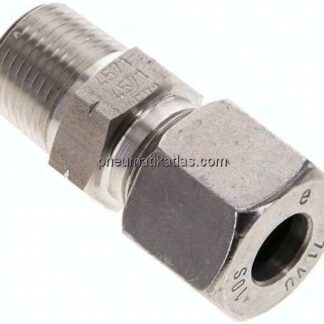 Gerade Schneidringverschr. NPT 3/8"-10 S (M18x1,5), 1.4571