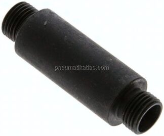 Schott-Anschweißverschraubung 10 L (M16x1,5), ohne Mutter & Schneidring, Stahl phosphatiert