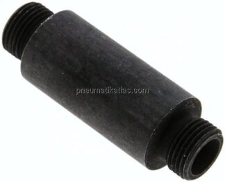 Schott-Anschweißverschraubung 10 S (M18x1,5), ohne Mutter & Schneidring, Stahl phosphatiert