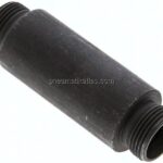 Schott-Anschweißverschraubung 15 L (M22x1,5), ohne Mutter & Schneidring, Stahl phosphatiert