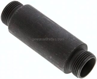 Schott-Anschweißverschraubung 15 L (M22x1,5), ohne Mutter & Schneidring, Stahl phosphatiert