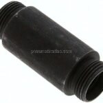 Schott-Anschweißverschraubung 22 L (M30x2), ohne Mutter & Schneidring, Stahl phosphatiert