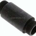 Schott-Anschweißverschraubung 20 S (M30x2), ohne Mutter & Schneidring, Stahl phosphatiert