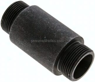 Schott-Anschweißverschraubung 25 S (M36x2), ohne Mutter & Schneidring, Stahl phosphatiert