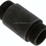 Schott-Anschweißverschraubung 30 S (M42x2), ohne Mutter & Schneidring, Stahl phosphatiert