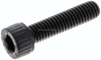 Zylinderschraube DIN 912, M 6x25, Stahl 12.9 blank (schwarz)