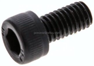 Zylinderschraube DIN 912, M 6x12, Stahl 12.9 blank (schwarz)