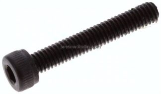 Zylinderschraube DIN 912, M 4x25, Stahl 12.9 blank (schwarz)