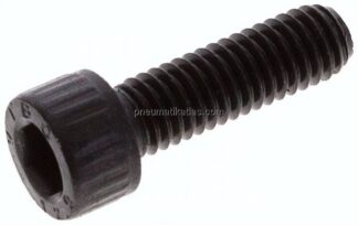 Zylinderschraube DIN 912, M 6x20, Stahl 12.9 blank (schwarz)