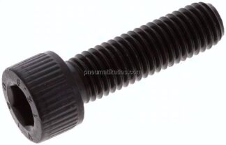 Zylinderschraube DIN 912, M 10x35, Stahl 12.9 blank (schwarz)