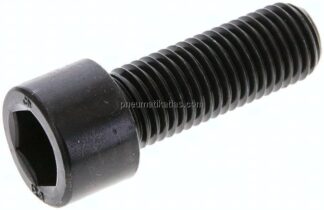 Zylinderschraube DIN 912, M 16x45, Stahl 12.9 blank (schwarz)