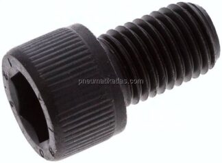 Zylinderschraube DIN 912, M 16x25, Stahl 12.9 blank (schwarz)