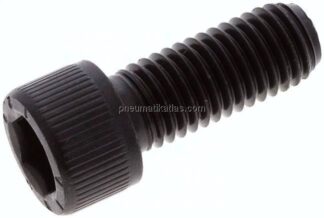 Zylinderschraube DIN 912, M 12x30, Stahl 12.9 blank (schwarz)