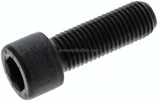 Zylinderschraube DIN 912, M 20x60, Stahl 12.9 blank (schwarz)