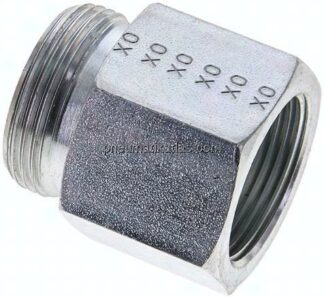 Aufschraub-Schneidringverschr. M 33x2-28 L (M36x2), ohne Mutter & Schneidring, Stahl verzinkt