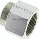 Aufschraub-Schneidringverschr. M 42x2-35 L (M45x2), ohne Mutter & Schneidring, Stahl verzinkt