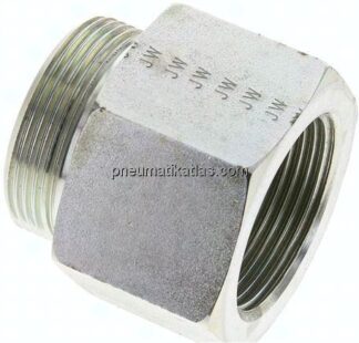 Aufschraub-Schneidringverschr. M 42x2-35 L (M45x2), ohne Mutter & Schneidring, Stahl verzinkt
