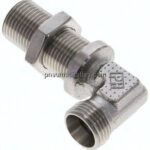Winkel-Schott-Schneidringverschr. 12 L (M18x1,5), ohne Mutter & Schneidring, 1.4571