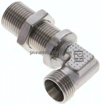 Winkel-Schott-Schneidringverschr. 12 L (M18x1,5), ohne Mutter & Schneidring, 1.4571