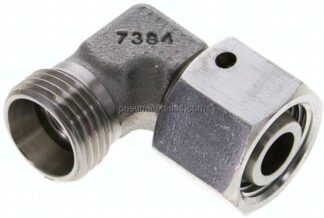 Einstellb. Winkel-Schneidringverschr. 12 L (M18x1,5), ohne Mutter & Schneidring, 1.4571