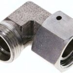 Einstellb. Winkel-Schneidringverschr. 22 L (M30x2), ohne Mutter & Schneidring, 1.4571