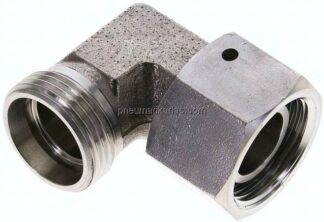 Einstellb. Winkel-Schneidringverschr. 22 L (M30x2), ohne Mutter & Schneidring, 1.4571