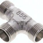T-Schneidringverschraubung 12 L (M18x1,5), ohne Mutter & Schneidring, 1.4571