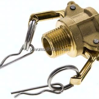 Kamlock-Kupplung (B) R 1/2"(AG), Messing